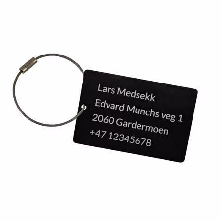 Aluminiums tag - Sort