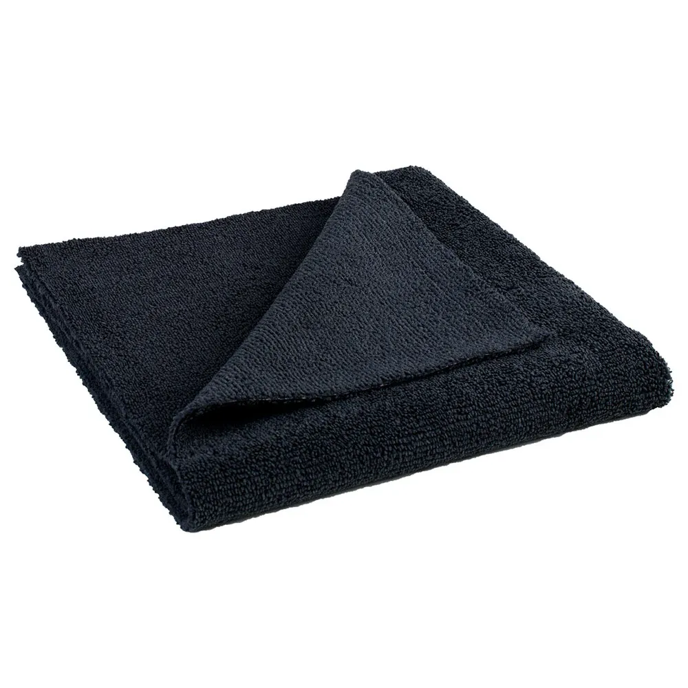 Sömlös Mikrofiberduk Svart – 40x40 cm (385 g/m²)