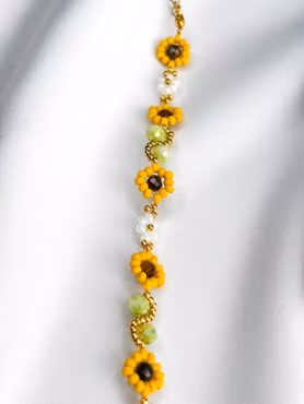 Sunflower bracelet
