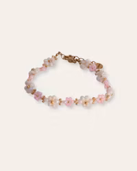 Floral bracelet - Light pink