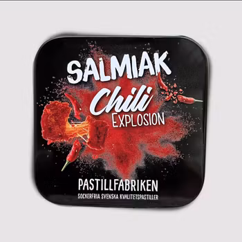 Salmiak Chili Explosion Plåtask (12-pack)
