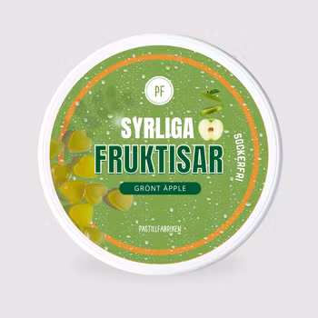 Syrliga Fruktisar - Grönt Äpple (30-pack)