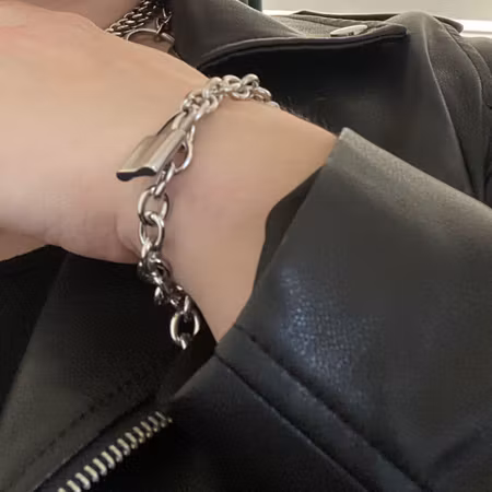 Chunky Lock Bracelet