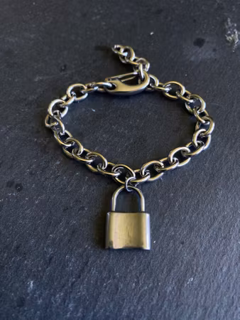 Chunky Lock Bracelet