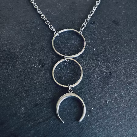 Void Crescent Necklace