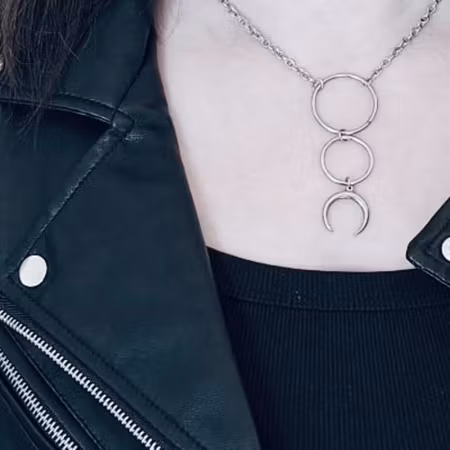 Void Crescent Necklace