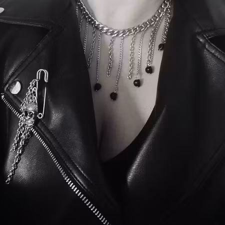 Black Widow Necklace - Rostfritt Stål