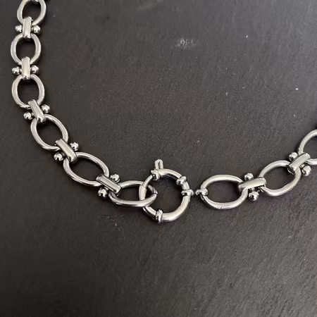 ICON OVAL - Halsband 42cm Rostfritt Stål