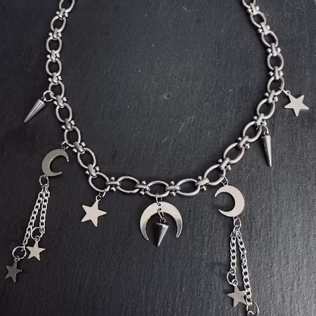 STARGAZER - Moon & Spike Necklace