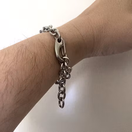 Ovalt Kedjearmband - Rostfritt Stål