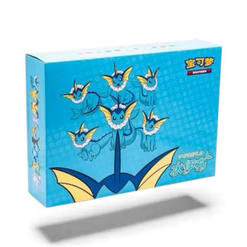 Pokemon Eeveelution Gavesett - Vaporeon (Kinesisk)