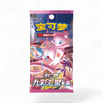 Pokemon Nine Colors Gathering Mew Slim Boosterpakke (Kinesisk)
