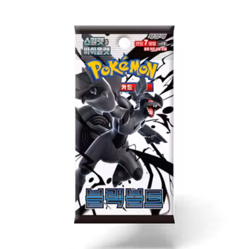 Pokemon Black Bolt – Boosterpakke (Koreansk)