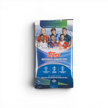 Topps UEFA Club Competitions – Boosterpakke 2025-26