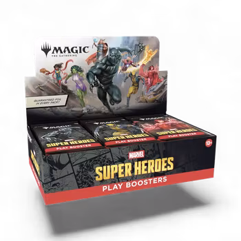 Marvel Super Heroes Play Booster Display Boks