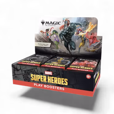 Marvel Super Heroes Play Booster Display Boks
