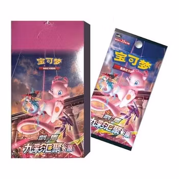 Pokemon Nine Colors Gathering Mew slim Boosterboks (Kinesisk)