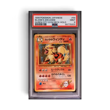 BLAINE'S ARCANINE Holo #59 (Japansk) PSA 9