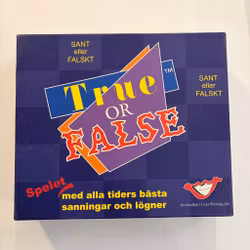 True or False (Begagnat Sällskapsspel)