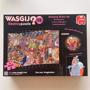 WASGIJ? Destinypuzzle #15 "Shopping Shake Up!" (Begagnat Pussel)