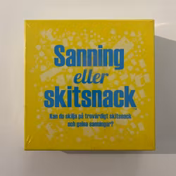 Sanning eller skitsnack (Inplastat, Begagnat Sällskapsspel)