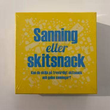 Sanning eller skitsnack (Inplastat, Begagnat Sällskapsspel)
