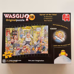 WASGIJ? Originalpuzzle #18 "Uproar at the Vets!" (Begagnat Pussel)