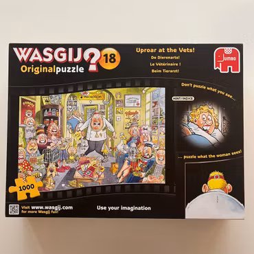 WASGIJ? Originalpuzzle #18 "Uproar at the Vets!" (Begagnat Pussel)