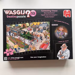 WASGIJ? Destinypuzzle #13 "Commuting Chaos!" (Begagnat Pussel)
