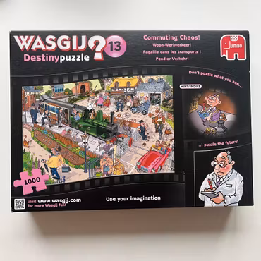 WASGIJ? Destinypuzzle #13 "Commuting Chaos!" (Begagnat Pussel)