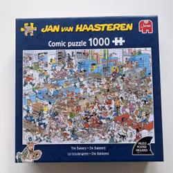 Jan van Haasteren, "The Bakery", 1000 bitar (Begagnat Pussel)