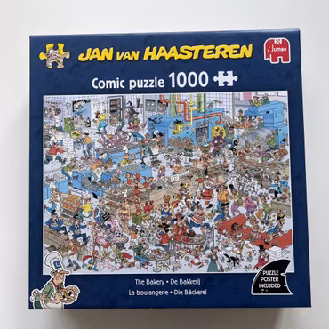 Jan van Haasteren, "The Bakery", 1000 bitar (Begagnat Pussel)