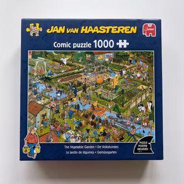 Jan van Haasteren, "The Vegetable Garden", 1000 bitar (Begagnat Pussel)