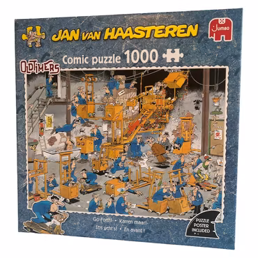 "Go Forth!", Jan van Haasteren Oldtimers, 1000 bitar