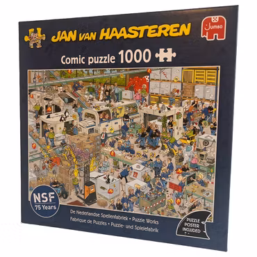 "Puzzle Works", Jan van Haasteren, 1000 bitar