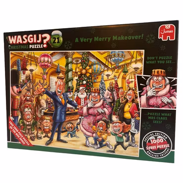 ”A Very Merry Makeover!”, Wasgij Christmas 21, 2x1000 bitar pussel