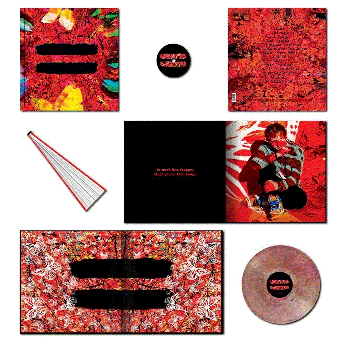 Ed Sheeran - Equals / Deluxe book Rainbow Swirl vinyl