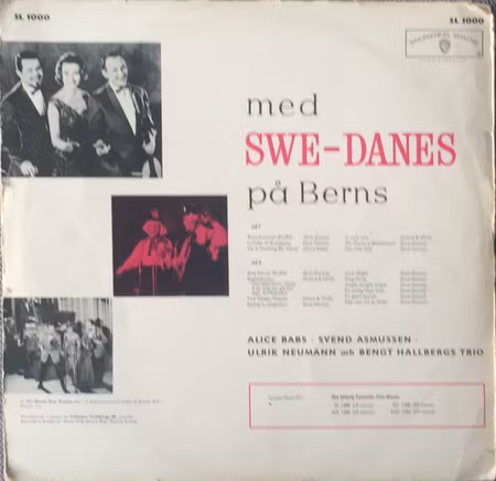 The Swe-Danes & Bengt Hallbergs Trio – Med Swe-Danes På Berns