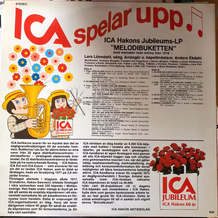 Lars Lönndahl – ICA Hakons Jubileums-LP "Melodibuketten" Med Melodier Man Minns Från 1918