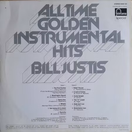 Bill Justis – All Time Golden Instrumental Hits