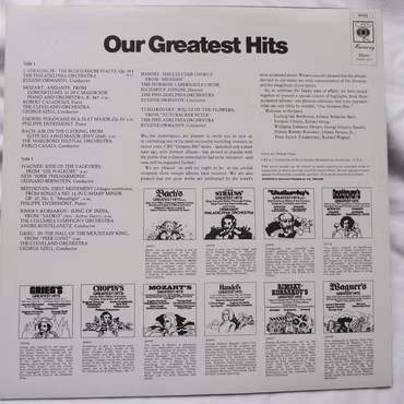 Our Greatest Hits