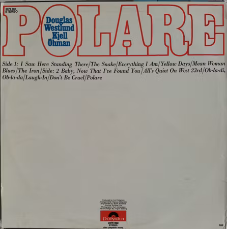 Douglas Westlund, Kjell Öhman – Polare