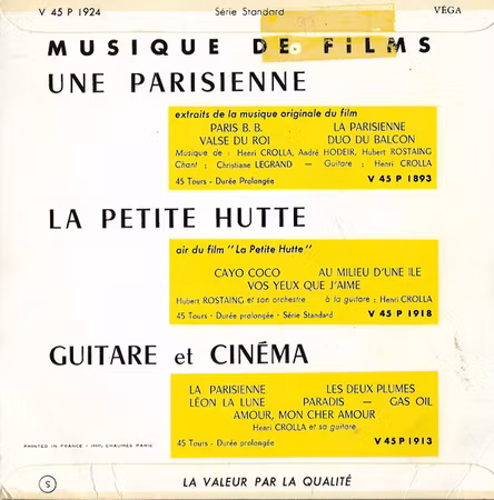 Georges Durban Et Son Orchestre – Mon Oncle - Music Du Film De Jacques Tati