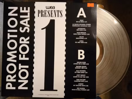Various – Wea Presents 1 (Promo, Clear vinyl)