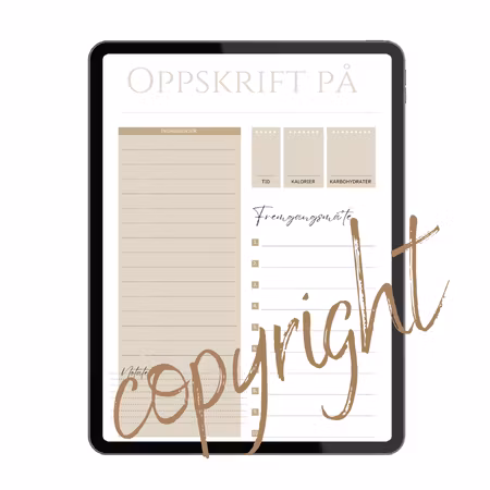 Oppskriftsmal