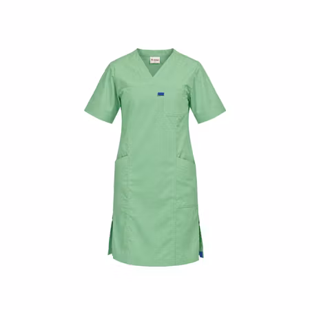 Grön klänning i polyester och bomull | TK Design