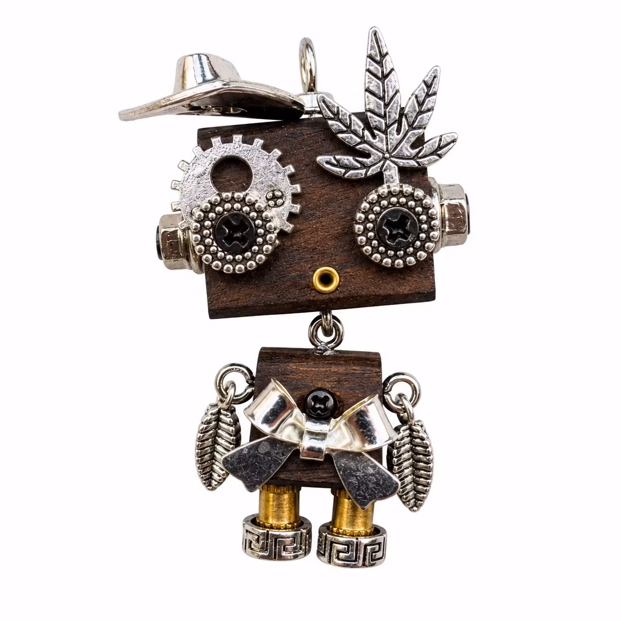 Steampunk Minibot - Silver Hat Sue