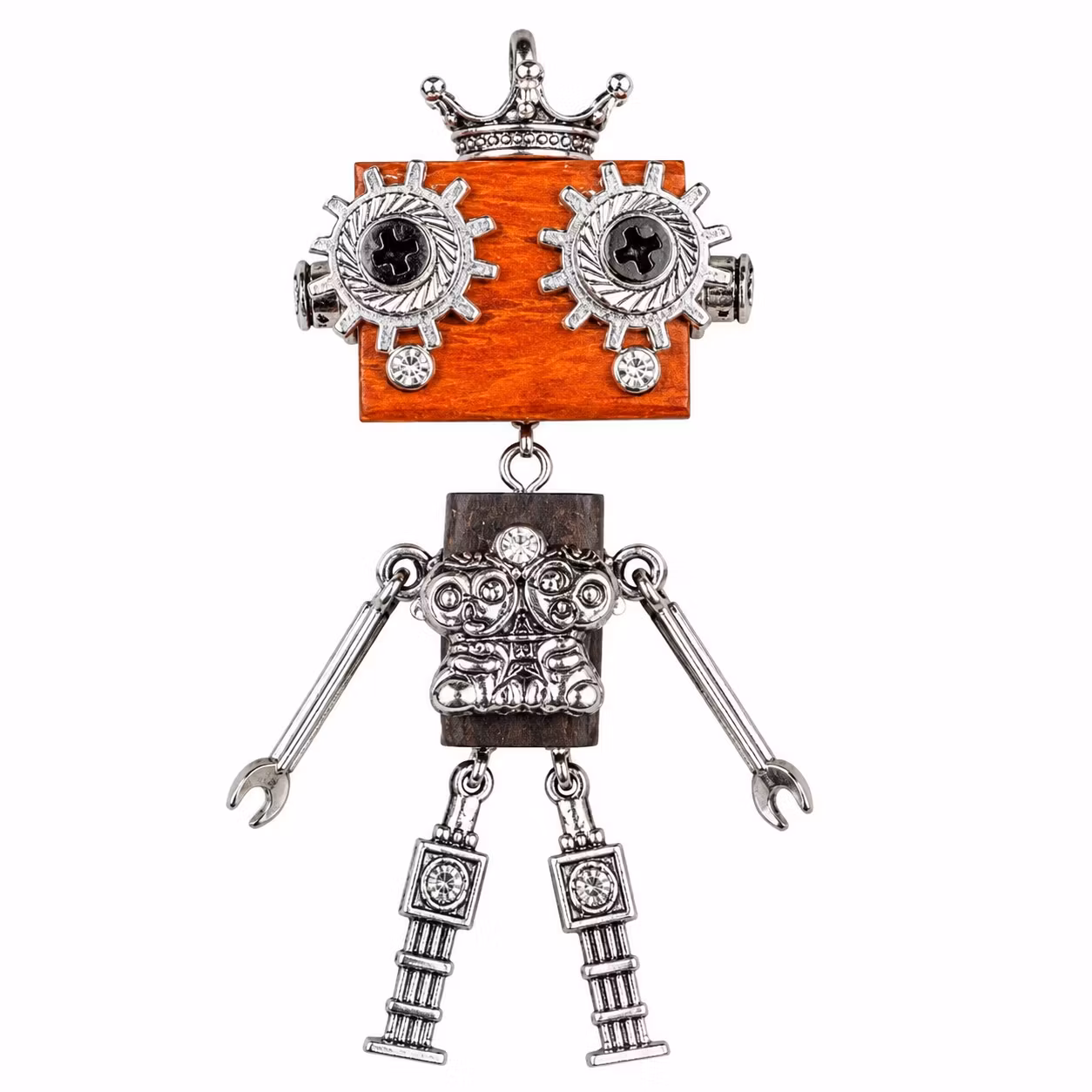 Steampunk Minibot - Silver Prince