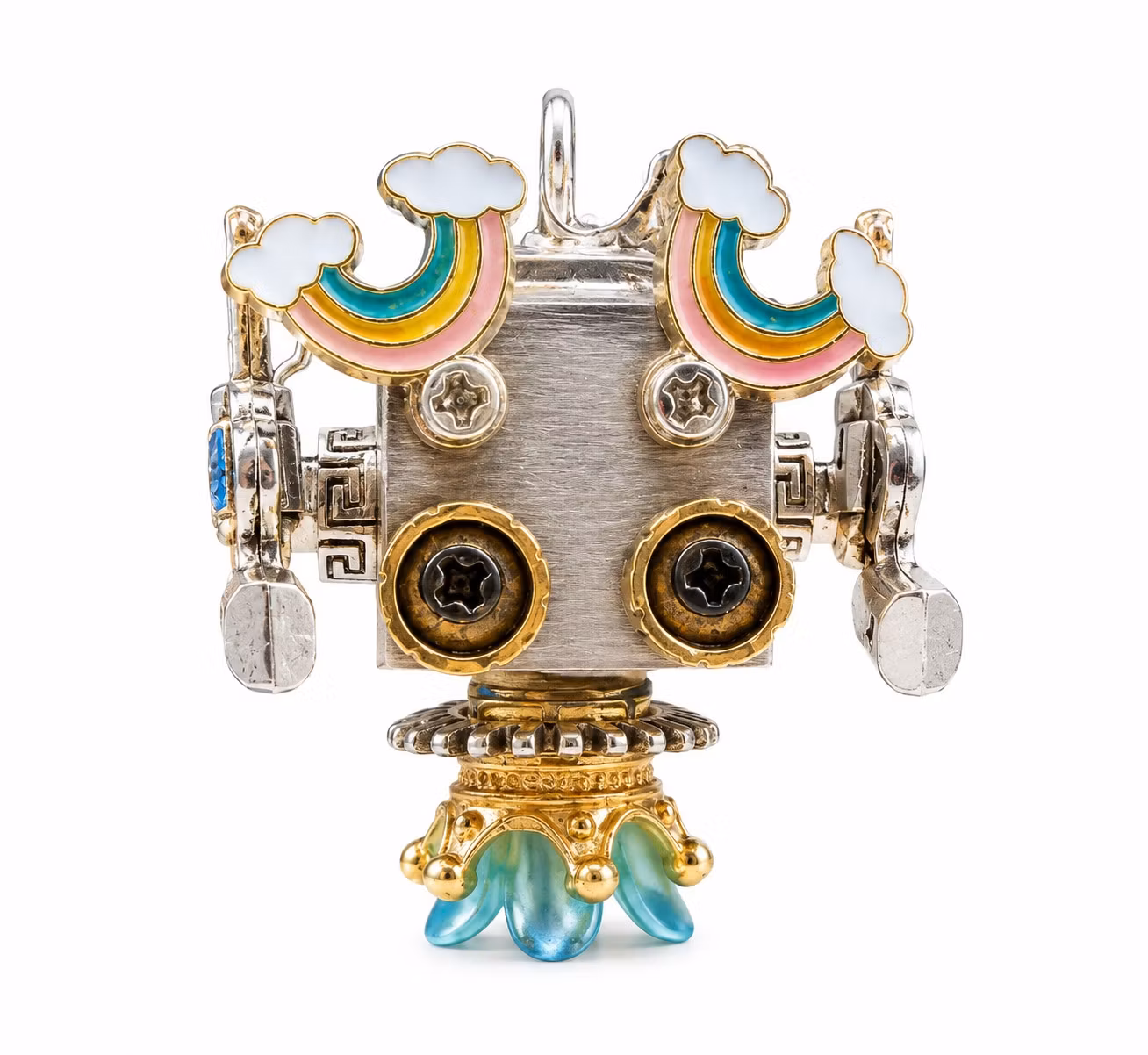 Steampunk Minibot - Dreamy Rainbow