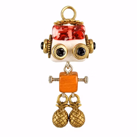 Steampunk Minibot - Ruby Redhead